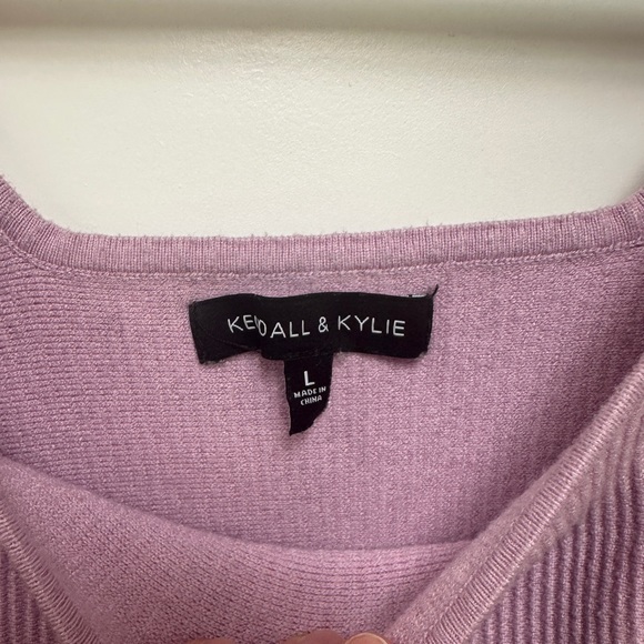 Kendall & Kylie Shrunken Ribbed Tank - Picture 3 of 4